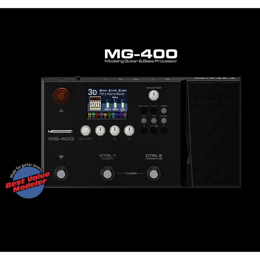 Процессор эффектов, Nux MG-400 - купить с доставкой по выгодным ценам в ...