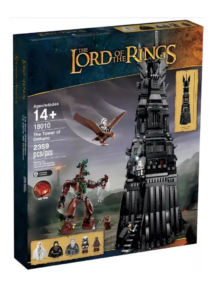 Конструктор Властелин колец Башня Ортханк 18010 / 2359 деталей - купить ...