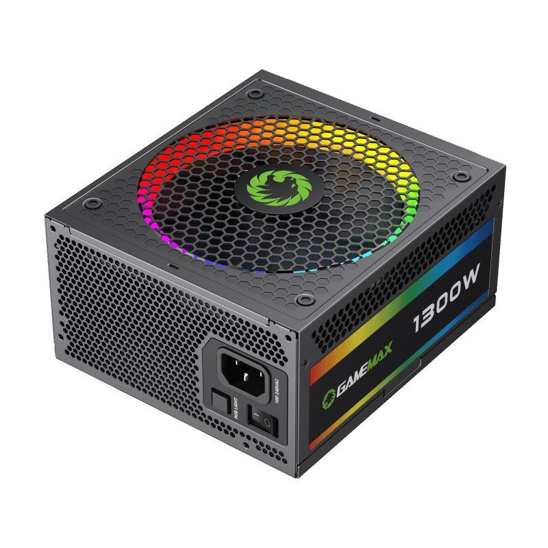 GAMEMAX Блок питания компьютера RGB-1300 - купить с доставкой по ...