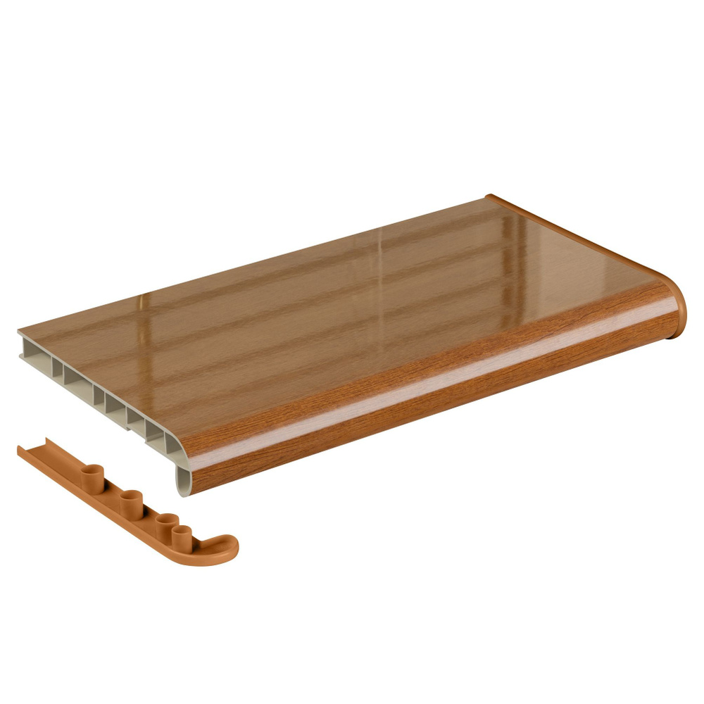 Подоконник Эстера Золотой дуб глянцевый 2000 мм*350 мм - купить по ...