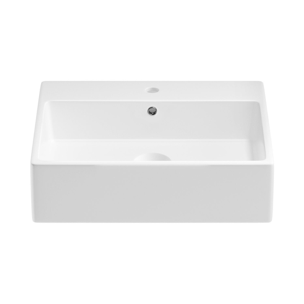 Подвесная/накладная раковина для ванной Wellsee Graceful Pro 150902000: прямоугольная, ширина умывальника #1