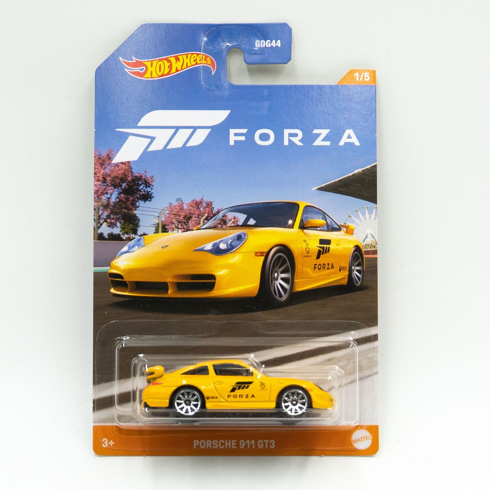 Машинка Hot Wheels FORZA Porsche 911 GT3 Коллекционная #1