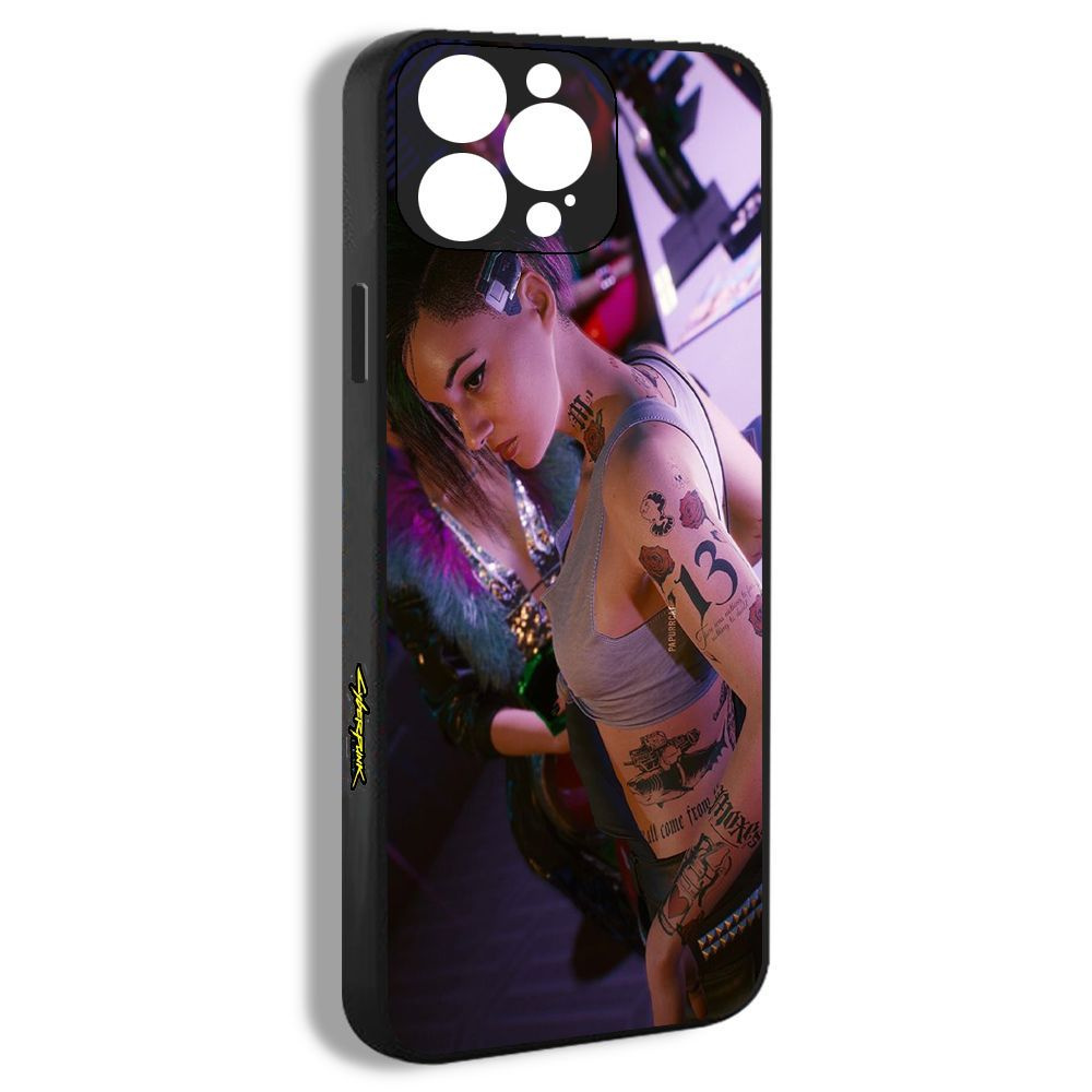 чехол для смартфона Подходит для iPhone 14 Pro Джуди Альварес Cyberpunk  2077 коллаж кадры UXU17