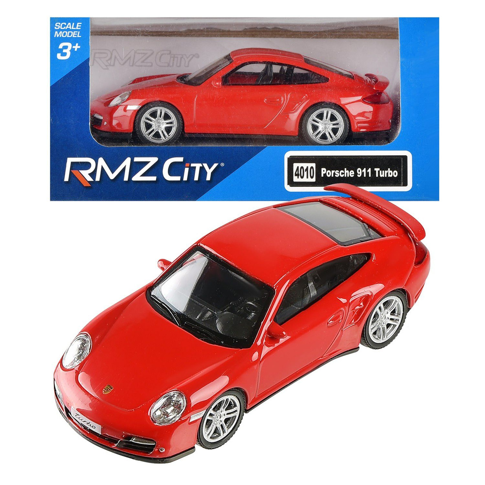 Машинка металлическая Uni-Fortune RMZ City 1:43 Porsche 911 Turbo, без  механизмов (цвет красный) - купить с доставкой по выгодным ценам в  интернет-магазине OZON (1261162134)