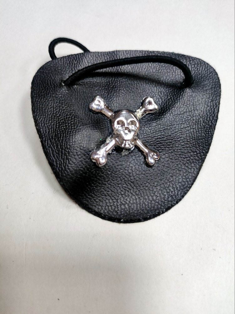 Кожаная повязка пирата на глаз(Прикол) - купить по доступным ценам в ...