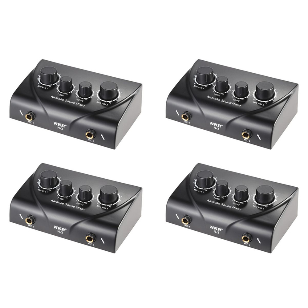 Phosphos Портативный двойной микрофонный вход, аудио-звуковой микшер ...