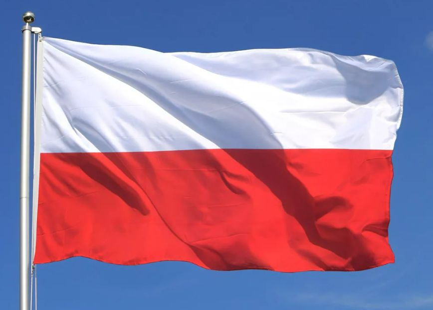 Флаг Польши 40х60 см #1