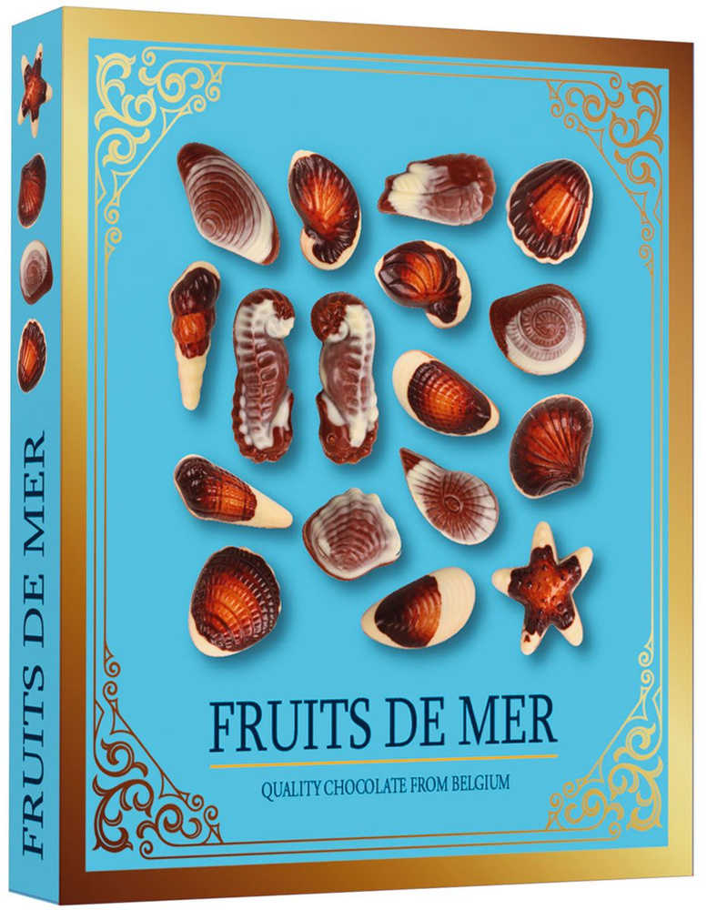 Конфеты Baronie Belgian Chocolate Fruits De Mer морские ракушки 250 г ...