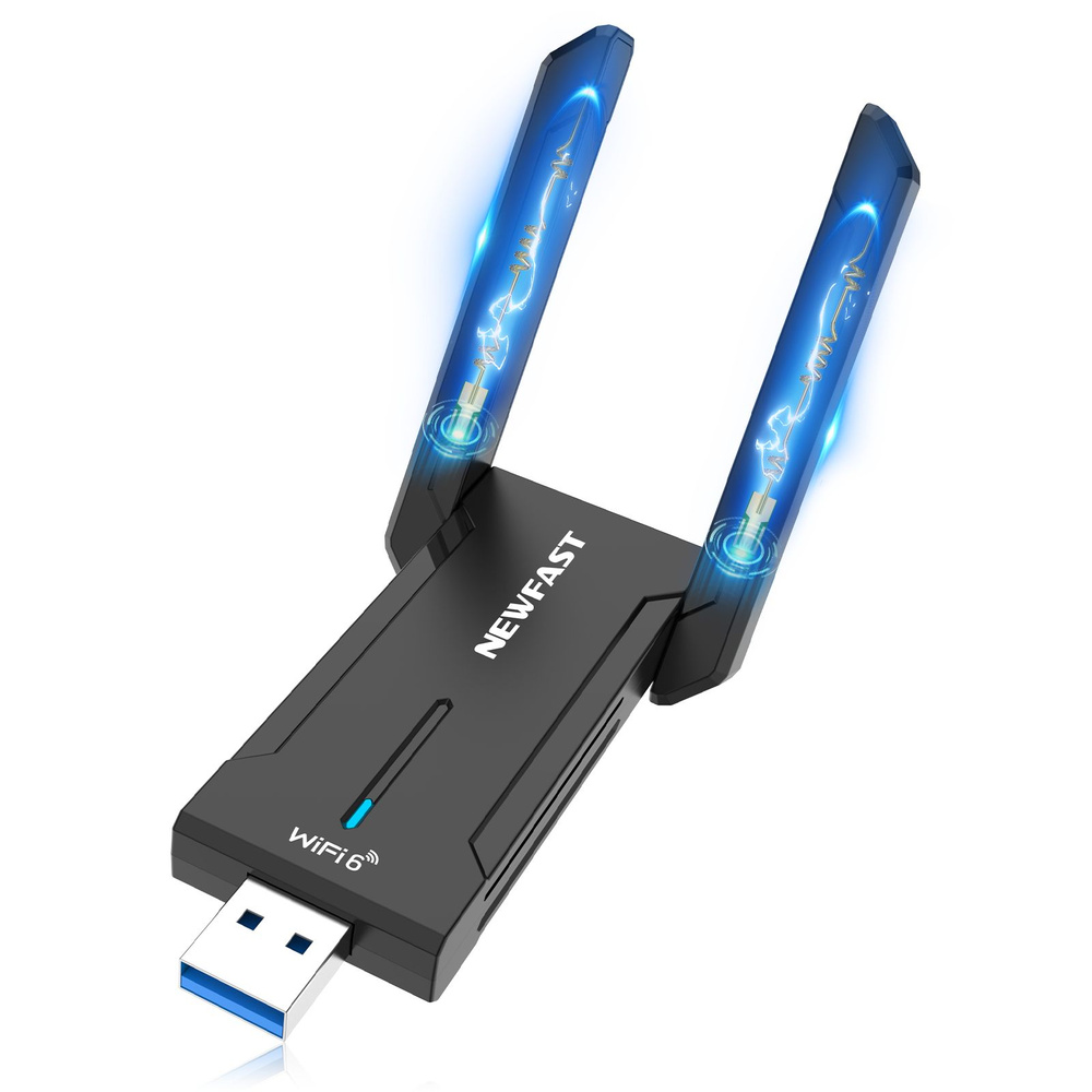 NEWFAST Wi-Fi-адаптер AX5400 wifi 6 usb адаптер - купить с доставкой по ...