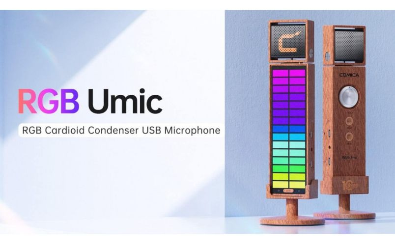 Микрофон COMICA RGB Umic Cardioid Condenser USB, черный #1