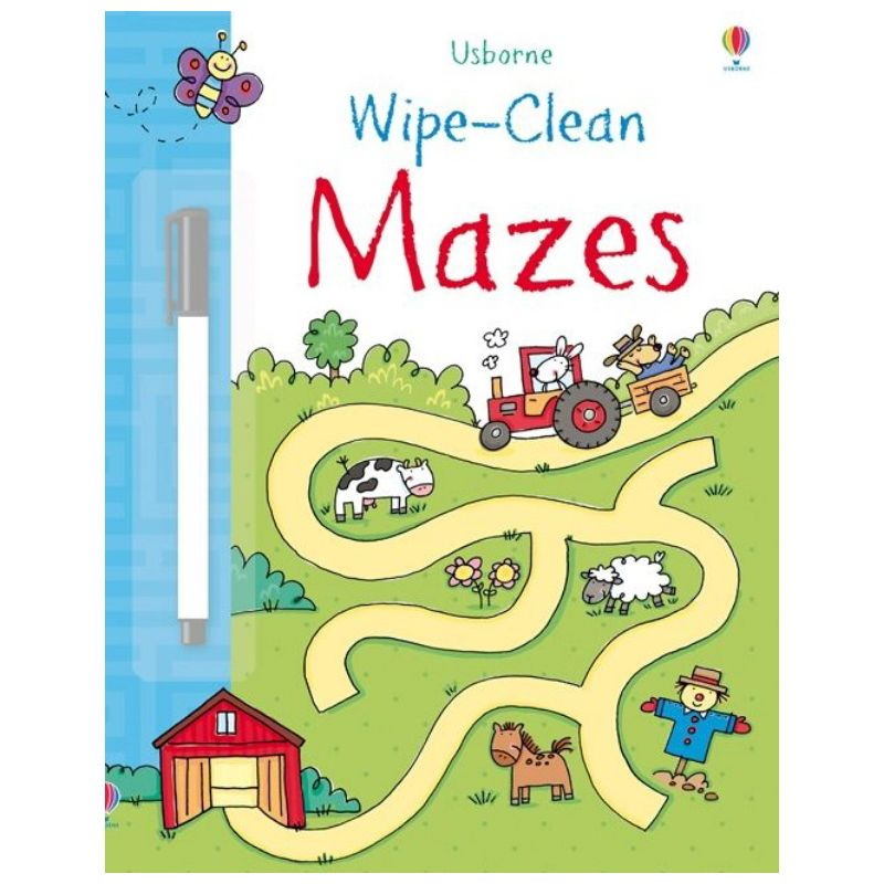 Usborne Wipe Clean Ready For Reading Phonics Colouring English Activity Picture Book Creativity