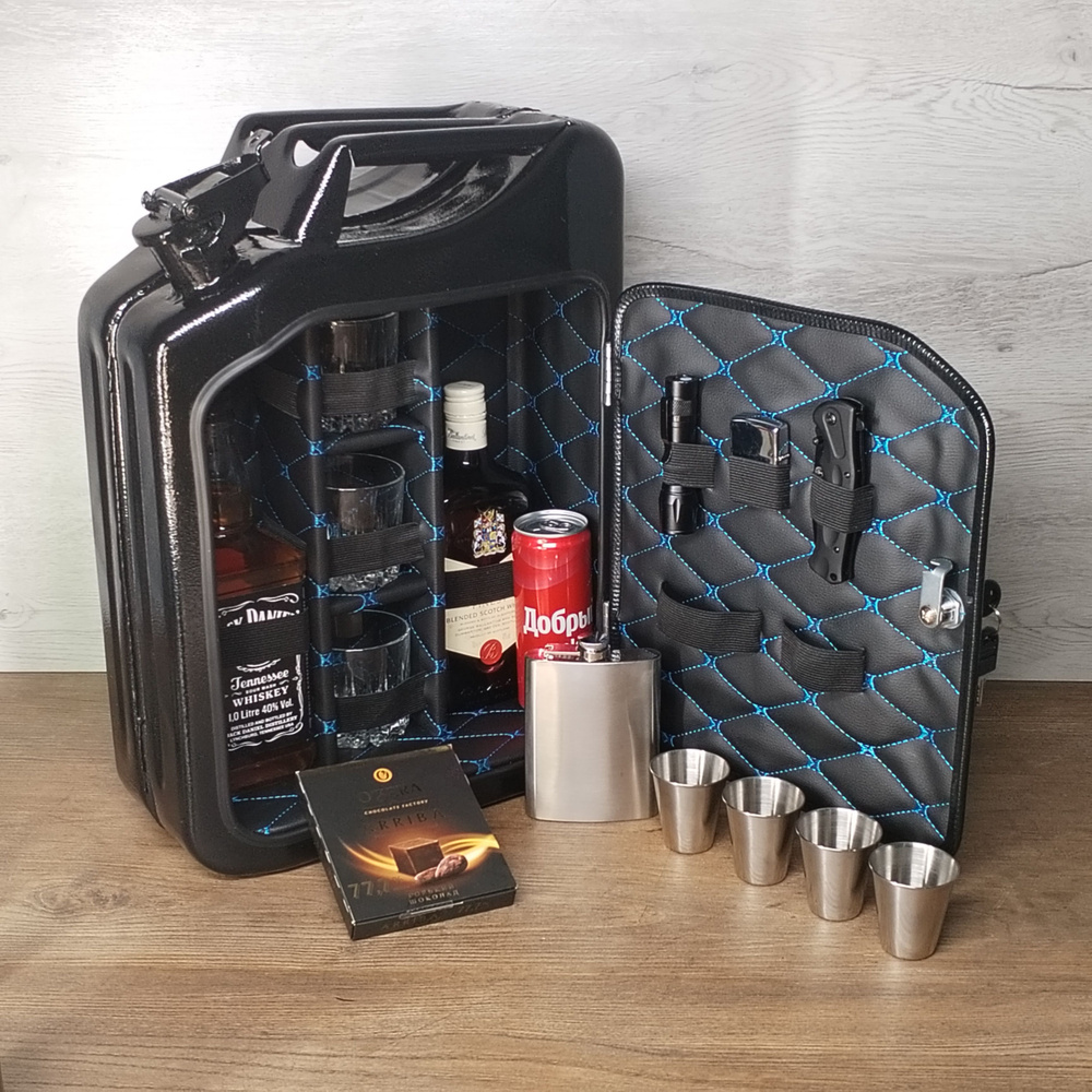 Декоративный бар канистра ЧЕРНА, материал Железо, Экокожа - купить по ...