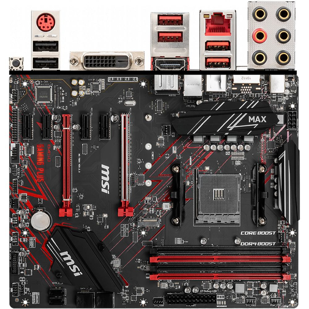Материнская плата MSI B450 Gaming Plus Max купить по низкой цене с