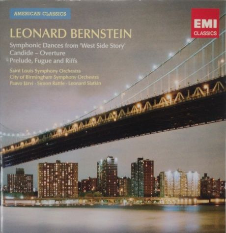 Audio CD LEONARD BERNSTEIN Symphonic Dances From West Side Story компакт диск купить по