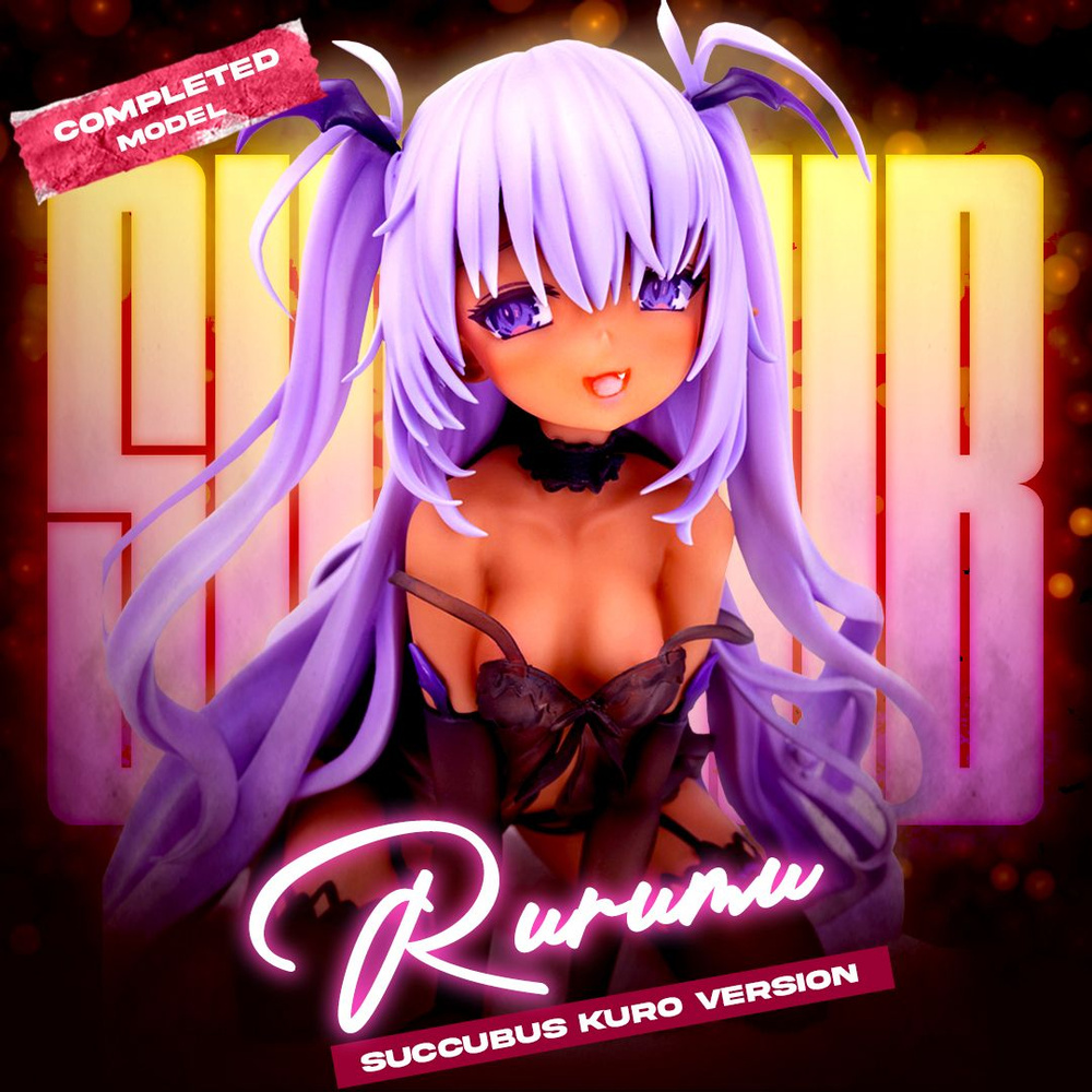 Аниме фигурка Succubus Rurumu Kuro Version 13 см - купить с доставкой по  выгодным ценам в интернет-магазине OZON (1549393787)