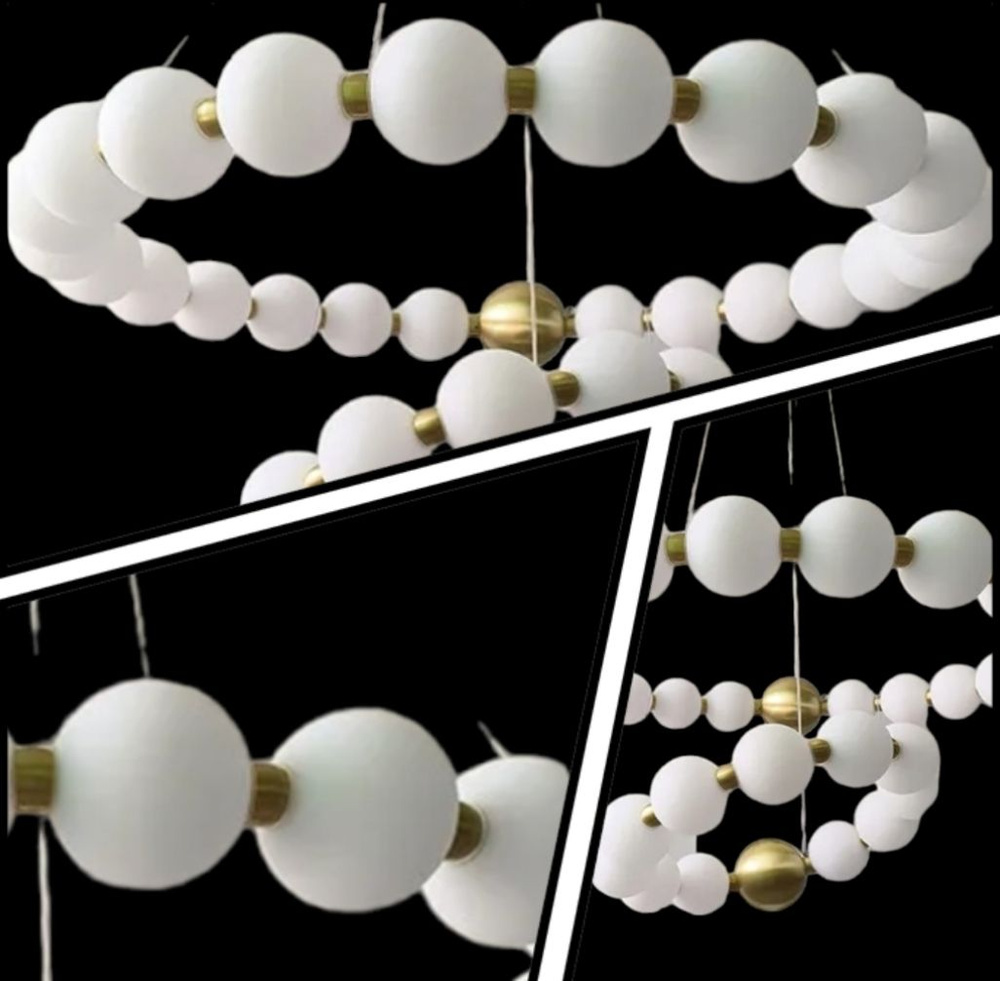 Подвесной светильник шары/ 34 шара/ Скандинавский стиль шары на подвесе ...