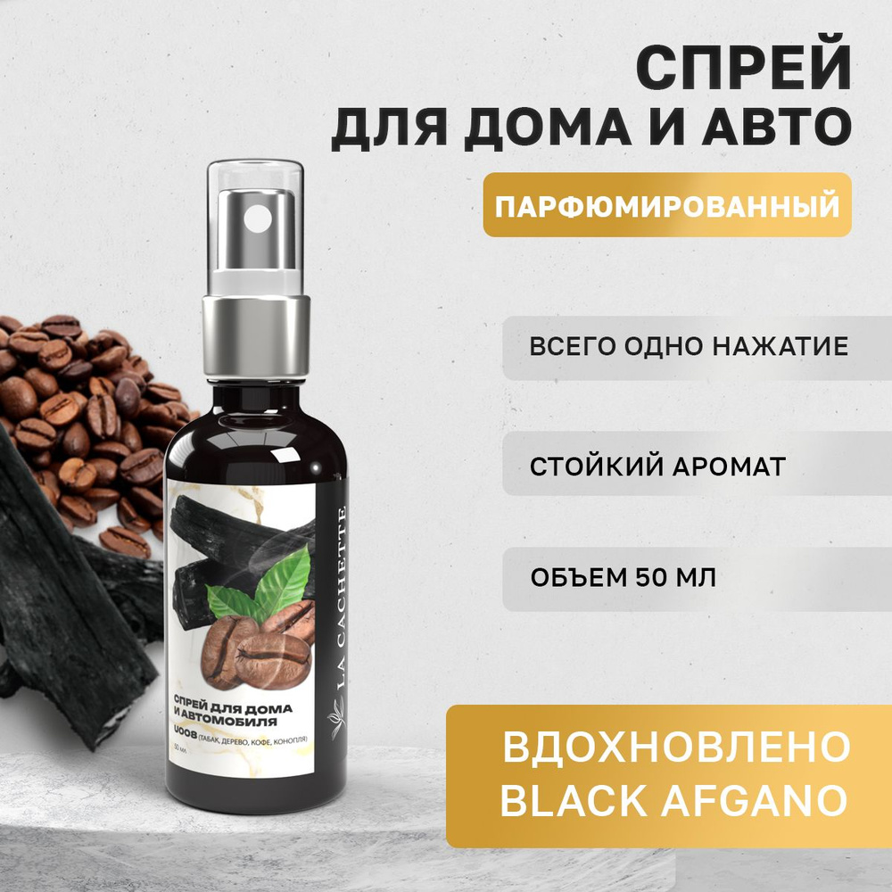 Ароматизатор для автомобиля La Cachette U008 Black Afgano, 50 мл - купить с  доставкой по выгодным ценам в интернет-магазине OZON (1076229439)