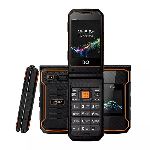 Мобильный телефон BQ 2822 Dragon Black+Orange_341020 озон, черный ...