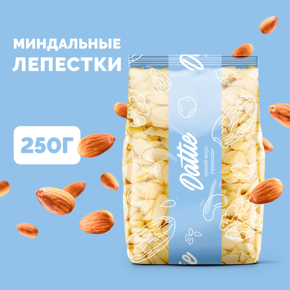 Миндальные лепестки отборные Dattie, 250 г #1