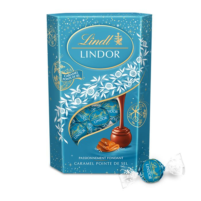 Шоколадные конфеты Lindt LINDOR солёная карамель 200гр (Италия)  #1
