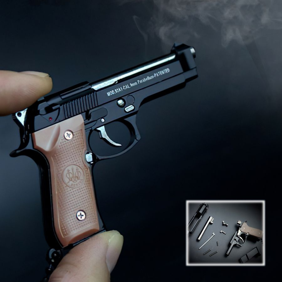 Брелок BERETTA 92 Classic коллекционный/разборный PUBG/CS GO/Fortnite/APEX.