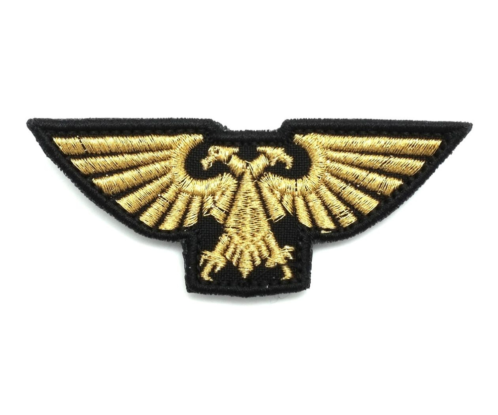 Шеврон "Имперский орел Вархаммер", вышивка (золото) - купить с ...