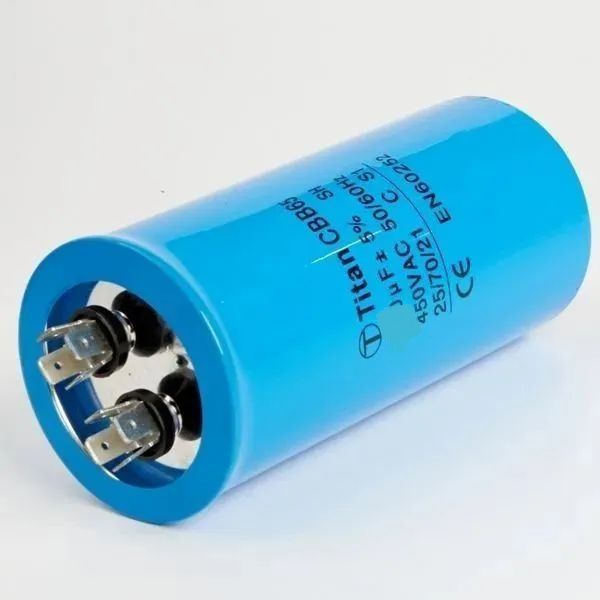 821-475 Пусковой конденсатор 100 мкф 300VAC 5% 34х82mm CD60-J 4 КЛЕММЫ ...