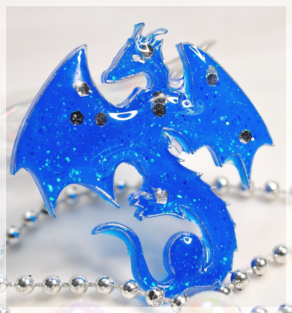 Сувенир дракон магнит из эпоксидной смолы ручной работы символ 2024 ...