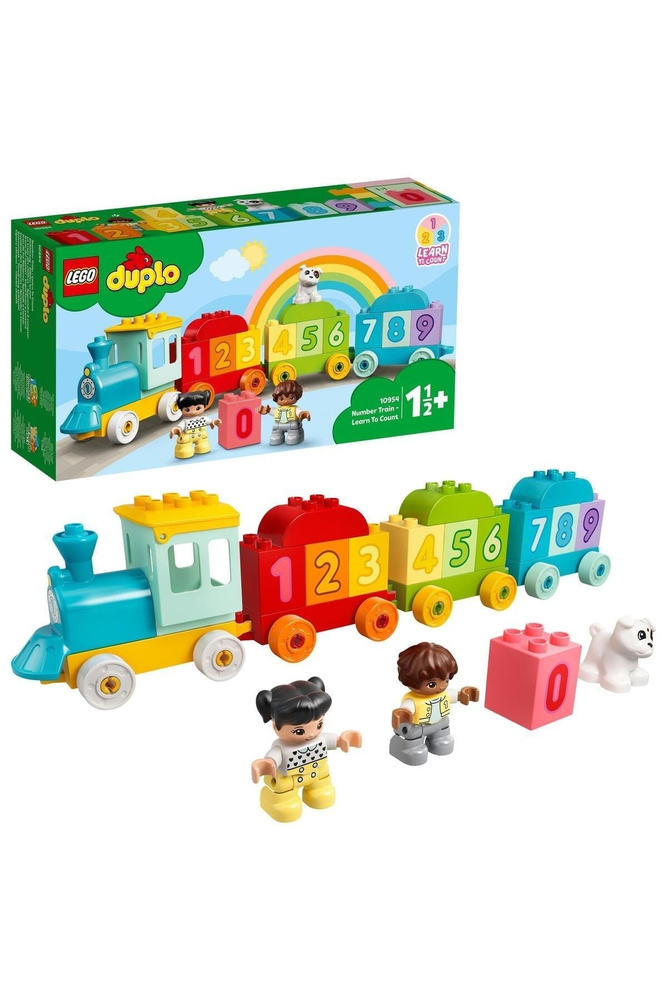 Конструктор Lego DUPLO Поезд с цифрами - учимся считать, 10954 - купить ...