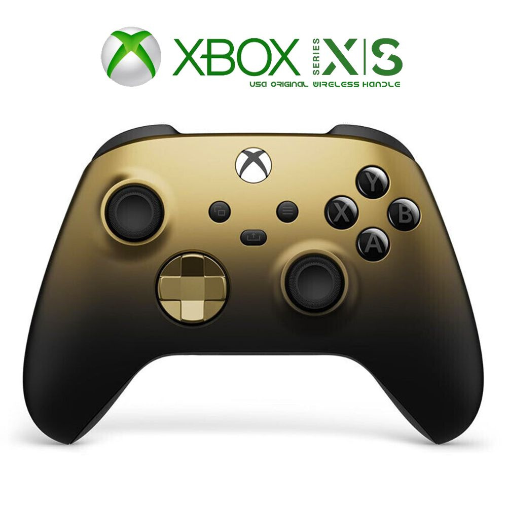 Microsoft Геймпад Xbox Series Wireless Controller Special Edition-Gold  Shadow,Xbox Series X|S, Xbox One, Windows,IOS., Bluetooth, бронза