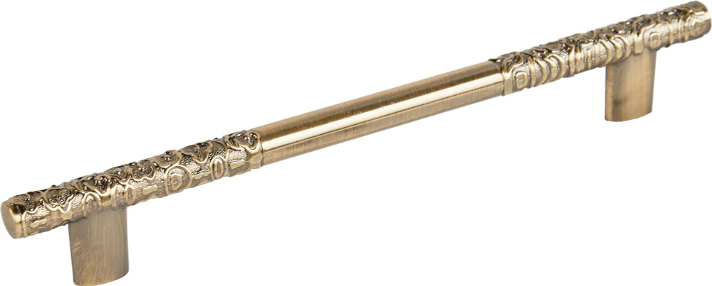 Ручка-рейлинг мебельная 160мм, цвет античная бронза #1