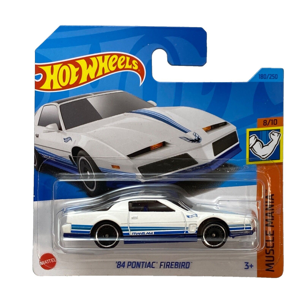 Машинка базовая Hot Wheels 84 Pontiac Firebird белый-синий - купить с  доставкой по выгодным ценам в интернет-магазине OZON (1352735734)