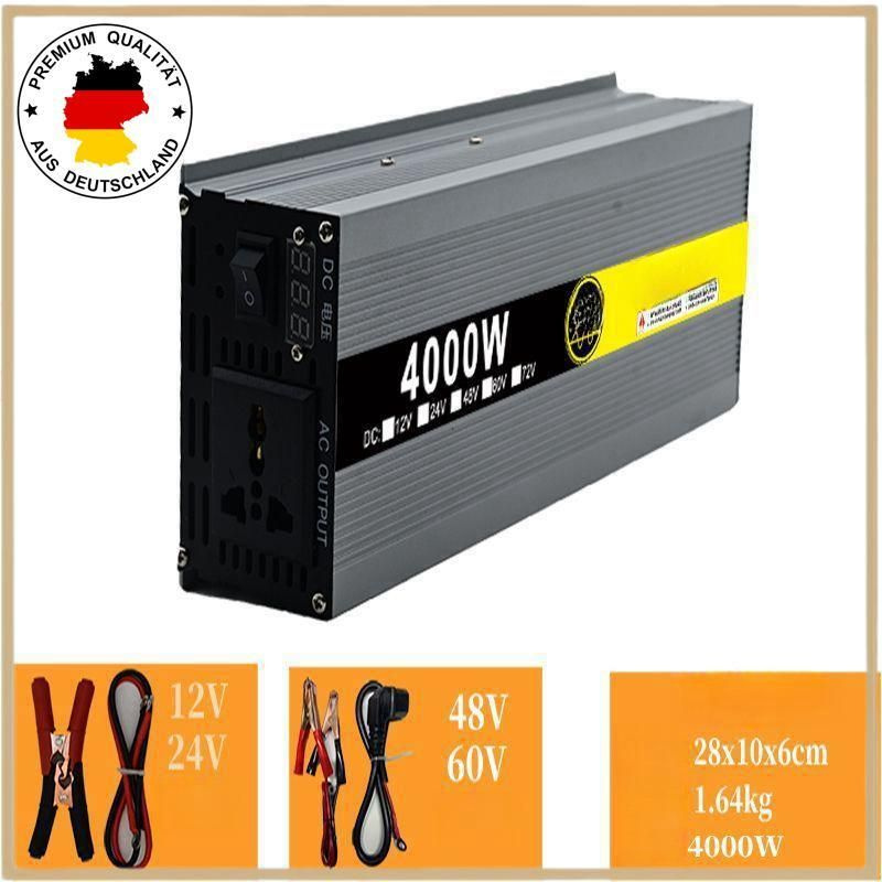 Чистая синусоида Инвертор автомобильный 12В- 220В, 4000 Вт ...