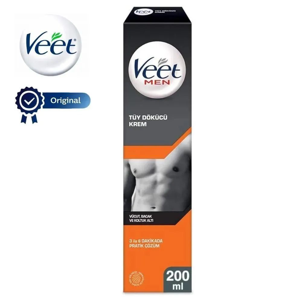 Крем для депиляции Veet Men для мужчин, 200 мл #1