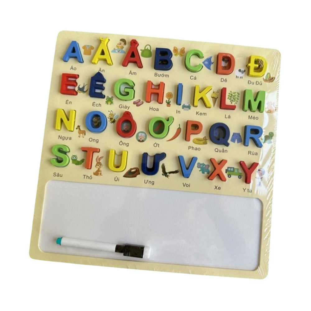 Деревянные головоломки с алфавитом и доской для обучения дошкольников ...