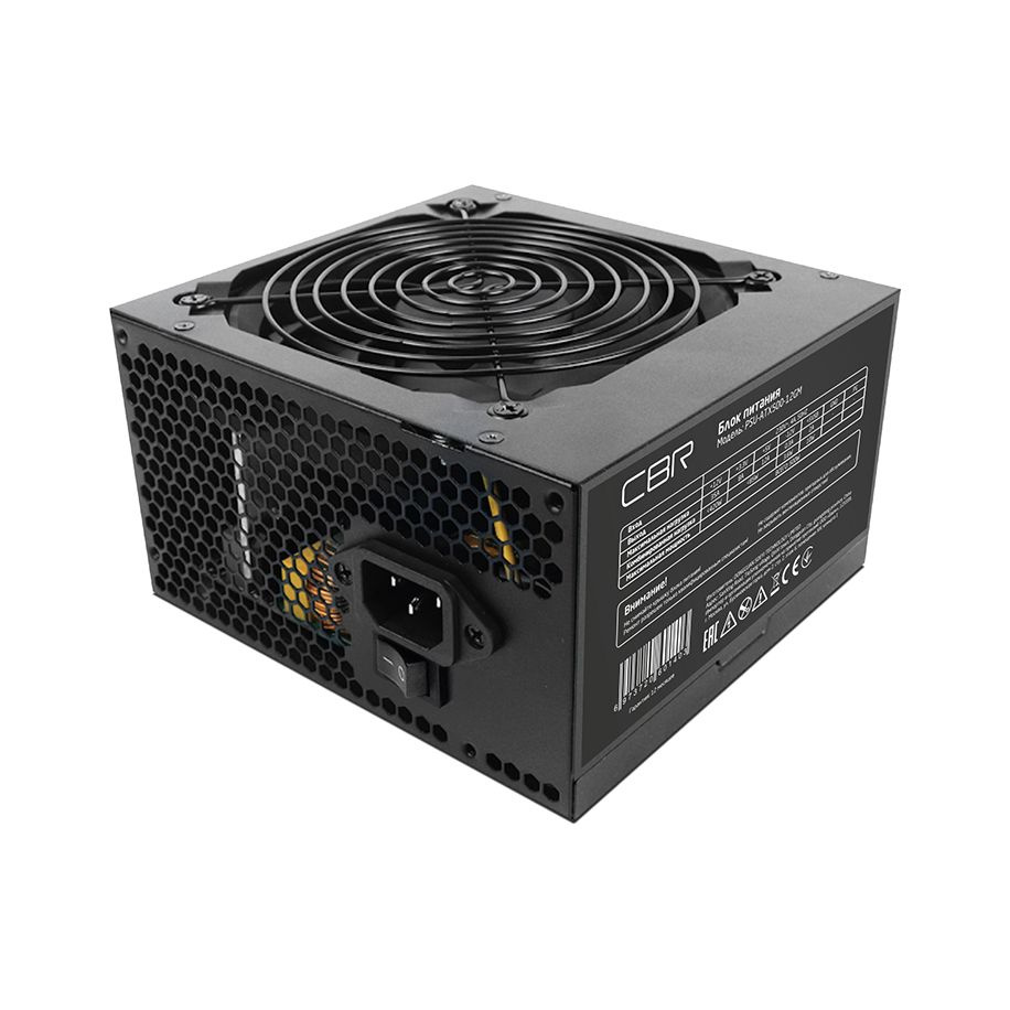 CBR Блок питания компьютера PSU-ATX500-12GM, 500 Вт - купить с ...