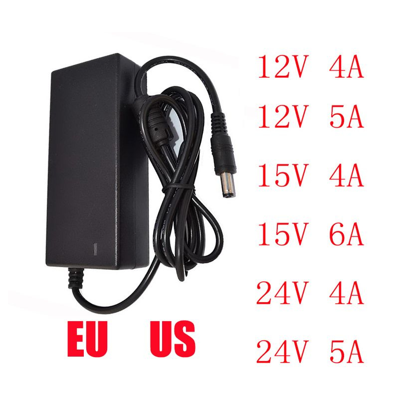AC 110-240V DC 12V 15V 24V 4A 5A 6A Универсальный адаптер питания ...