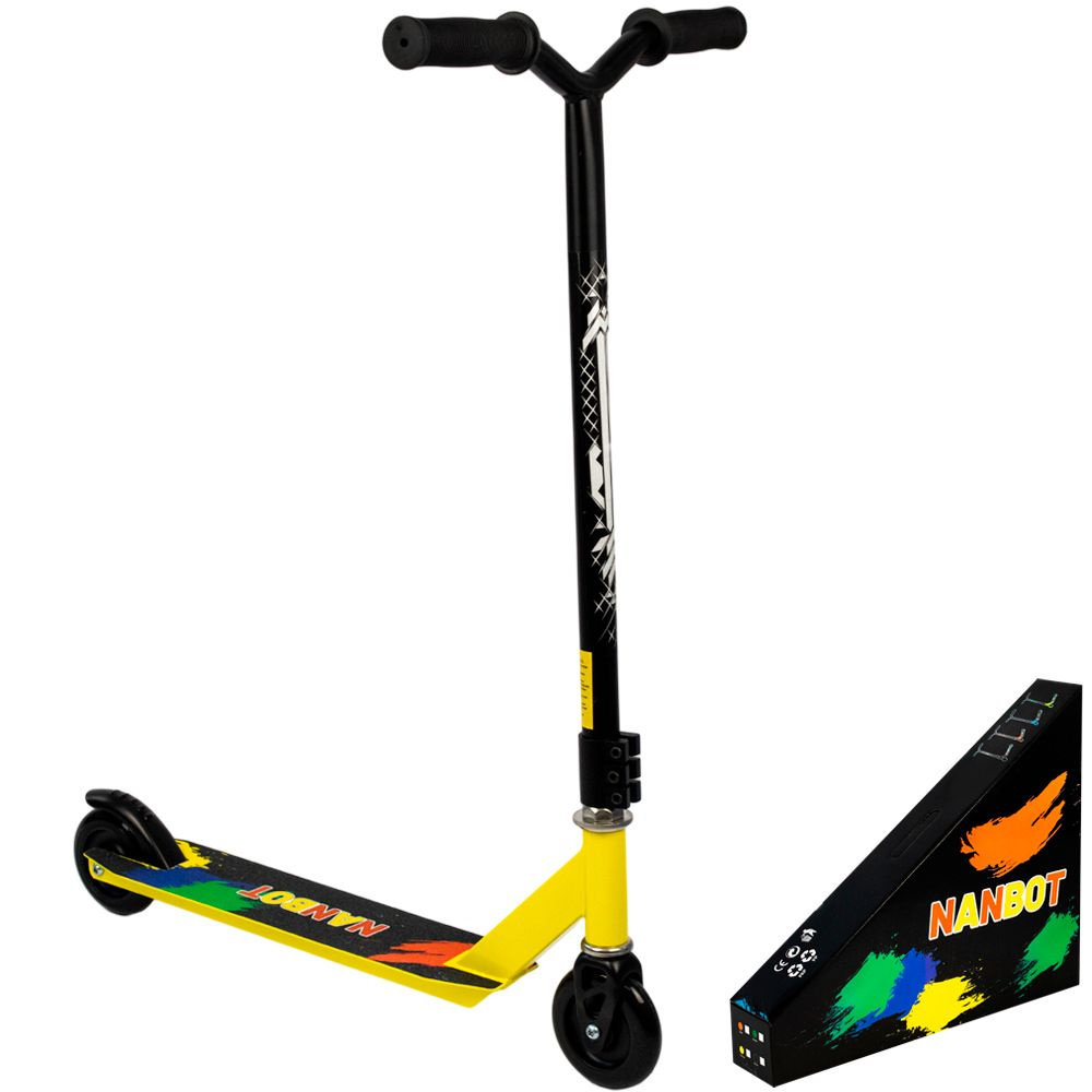 Самокат трюковой двухколесный желтый B-H05/FG230830039C-4, - купить по ...