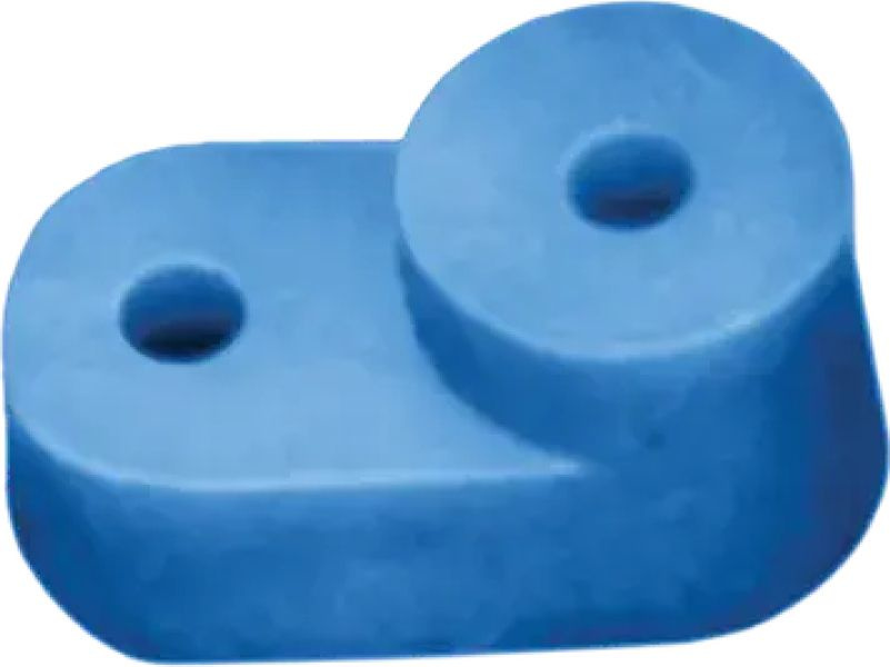 Изолятор IEK / ИЭК угловой для нулевой шины, из полипропилена, синий, 1 ...