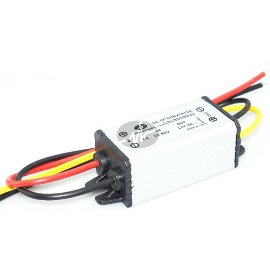Преобразователь напряжения DC-DC 15-80v на 12v 3A для электросамокатов и других #1