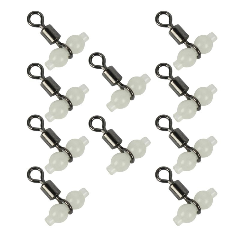 Рыболовные вертлюги Т-образные соединители лески, светящиеся со ...