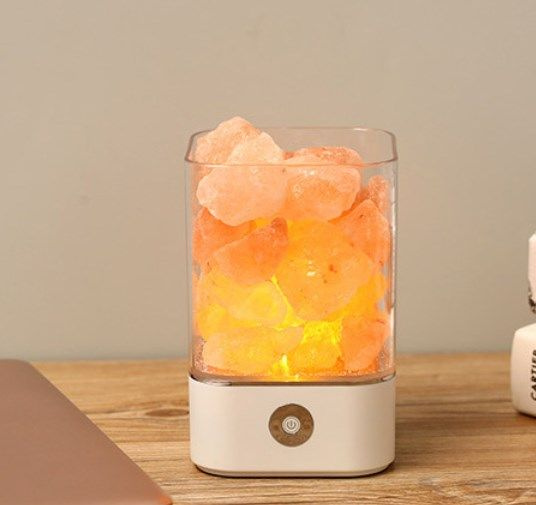 Купить Солевая лампа из Гималайской соли, солевой светильник, ночник в ...