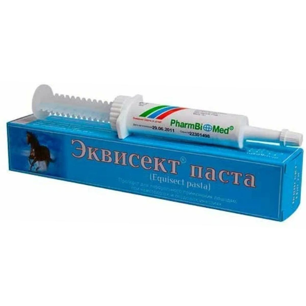 Противопаразитарная паста широкого спектра действия для лошадей ...