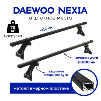 Накладки на пороги, двери и колесные арки Daewoo Nexia, комплект ООО 