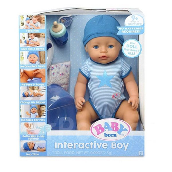 Baby born doll store interactive