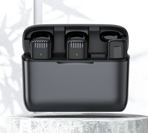 Микрофон петличный J13 Lightning for iPhone, iPad. Кейс для зарядки, 2 ...