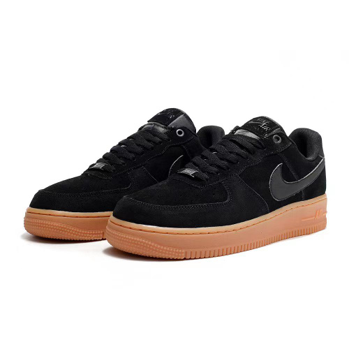 Nike air force nere hotsell e oro