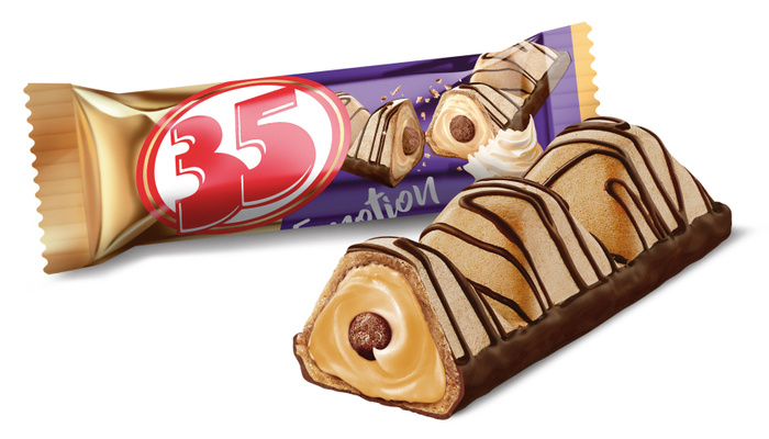 Конфеты вафельные 35 в шоколаде со сливочной начинкой, 1.5 кг - купить ...