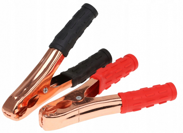 Крокодил для проводов прикуривателя ПОЛЯРНИК 14 см / Зажимы для ...