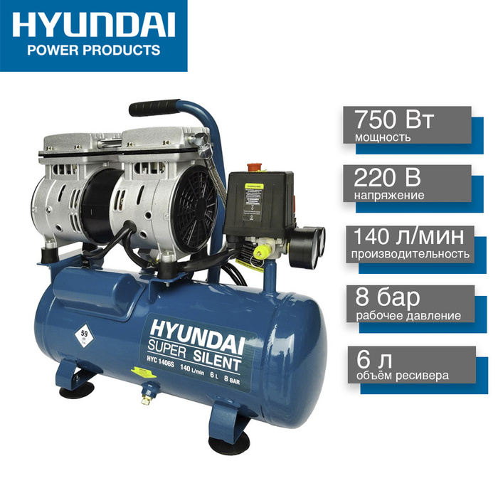  Hyundai Power Products, 750 Вт -  по выгодным ценам в .